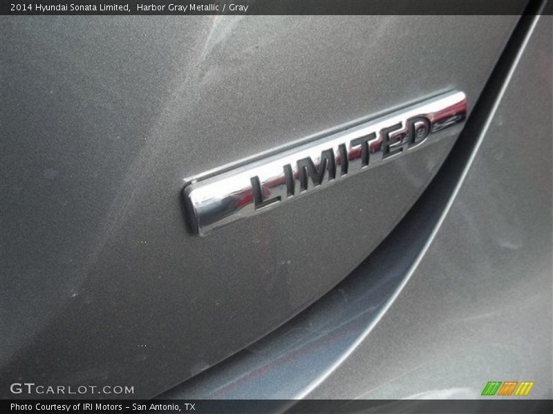 Harbor Gray Metallic / Gray 2014 Hyundai Sonata Limited