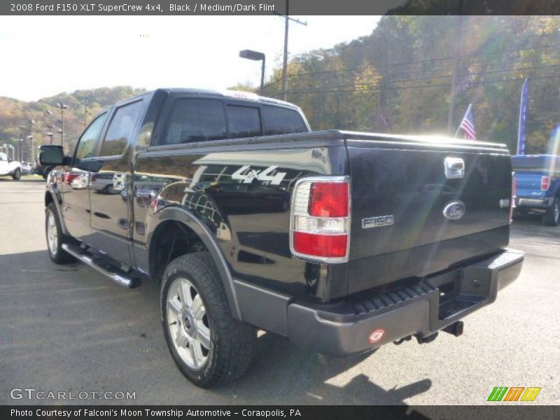 Black / Medium/Dark Flint 2008 Ford F150 XLT SuperCrew 4x4