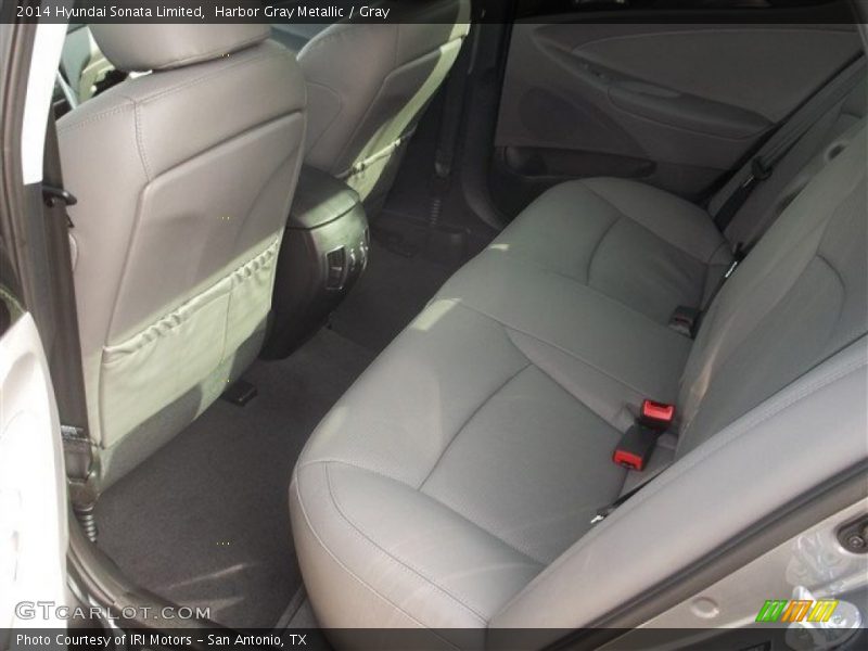 Harbor Gray Metallic / Gray 2014 Hyundai Sonata Limited