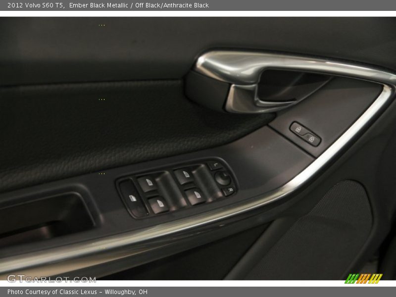 Ember Black Metallic / Off Black/Anthracite Black 2012 Volvo S60 T5