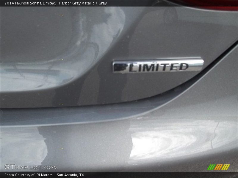 Harbor Gray Metallic / Gray 2014 Hyundai Sonata Limited