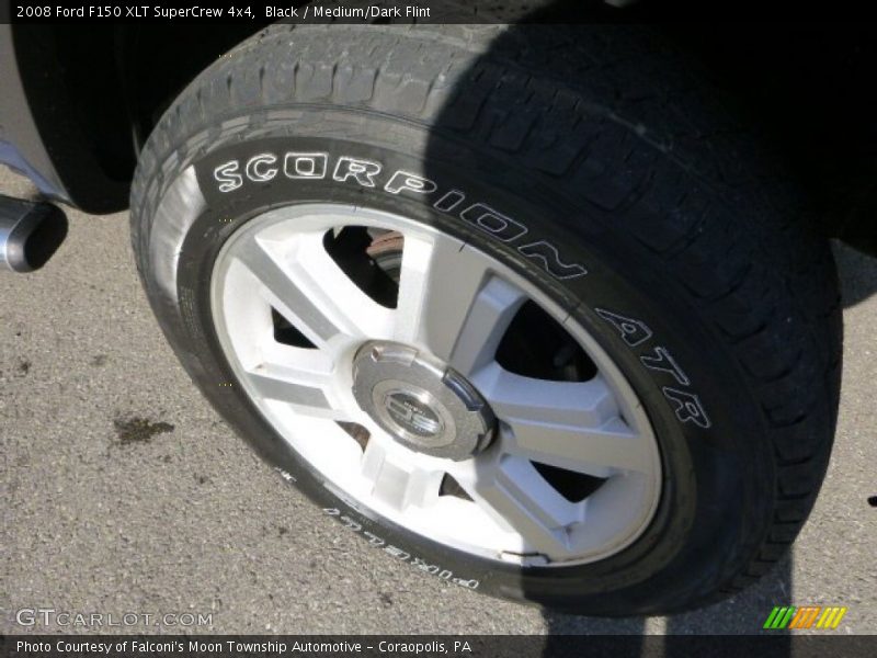 Black / Medium/Dark Flint 2008 Ford F150 XLT SuperCrew 4x4