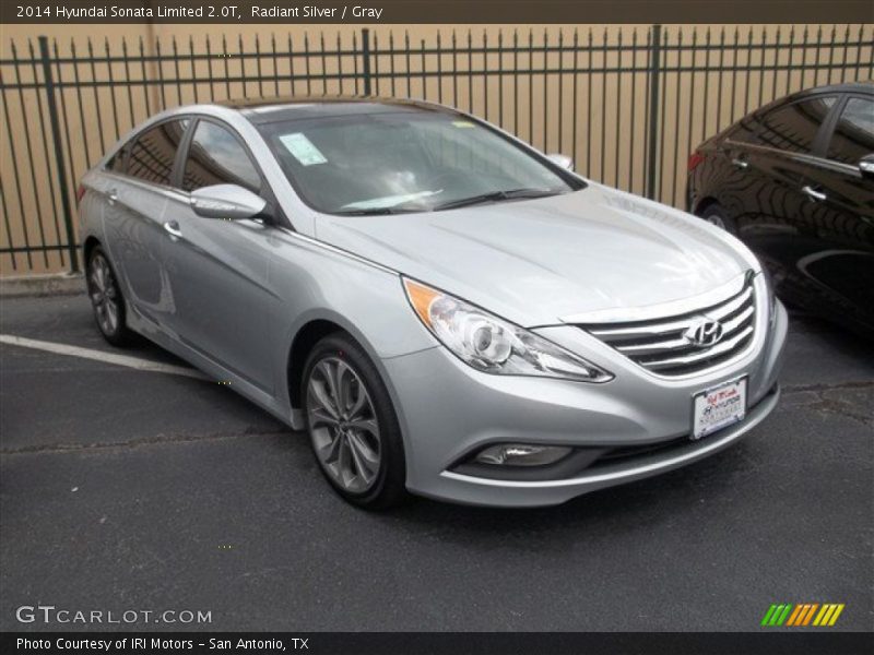 Radiant Silver / Gray 2014 Hyundai Sonata Limited 2.0T