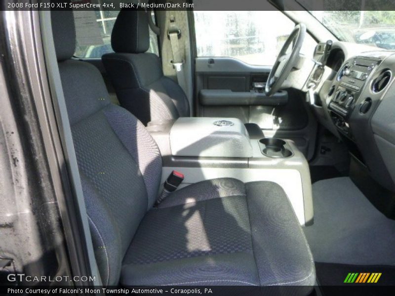 Black / Medium/Dark Flint 2008 Ford F150 XLT SuperCrew 4x4