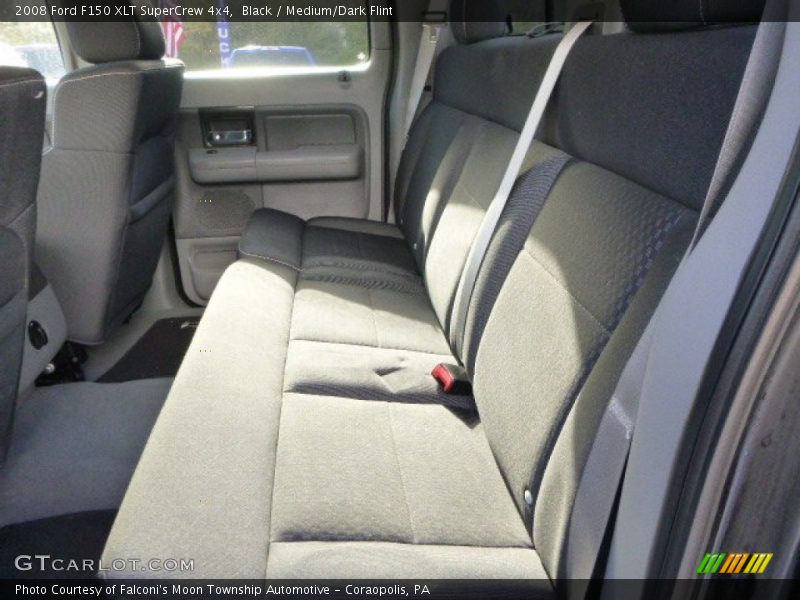 Black / Medium/Dark Flint 2008 Ford F150 XLT SuperCrew 4x4