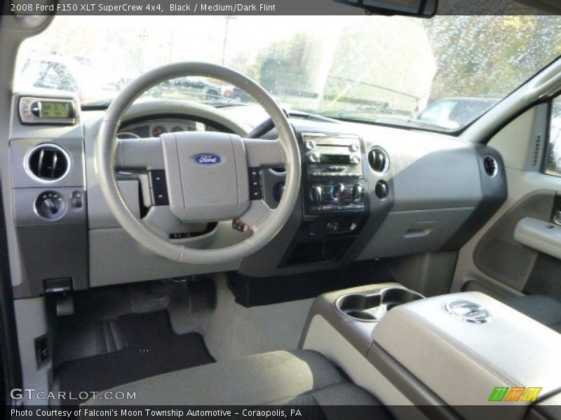 Black / Medium/Dark Flint 2008 Ford F150 XLT SuperCrew 4x4