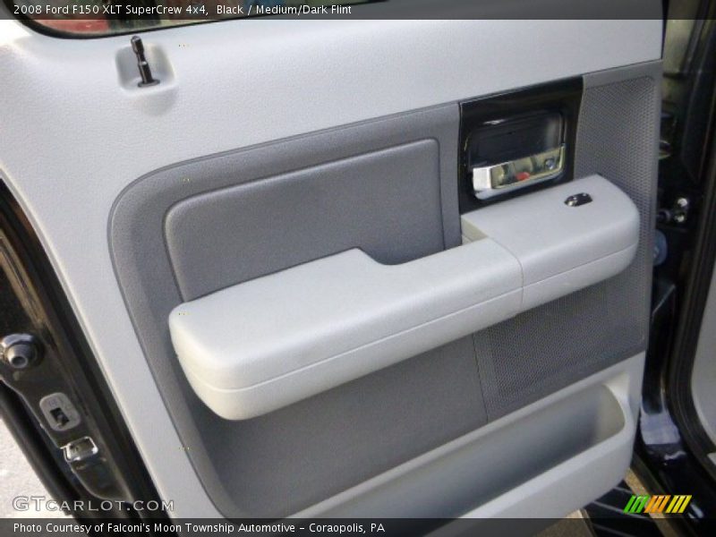 Black / Medium/Dark Flint 2008 Ford F150 XLT SuperCrew 4x4