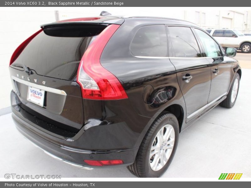 Black Sapphire Metallic / Sandstone Beige 2014 Volvo XC60 3.2