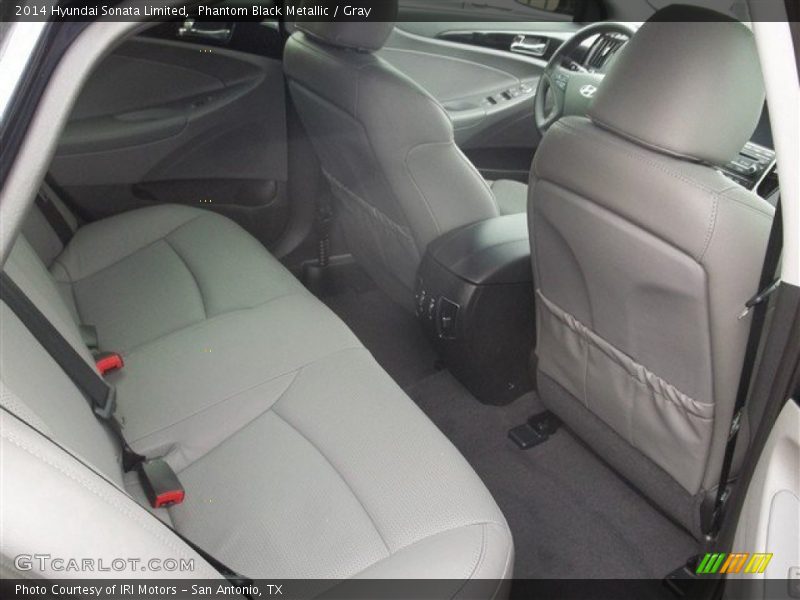 Phantom Black Metallic / Gray 2014 Hyundai Sonata Limited