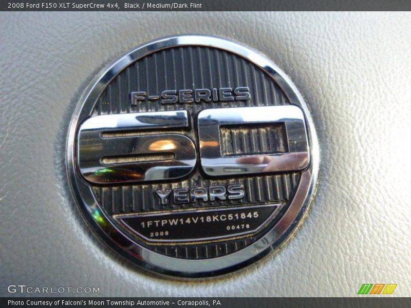 Black / Medium/Dark Flint 2008 Ford F150 XLT SuperCrew 4x4