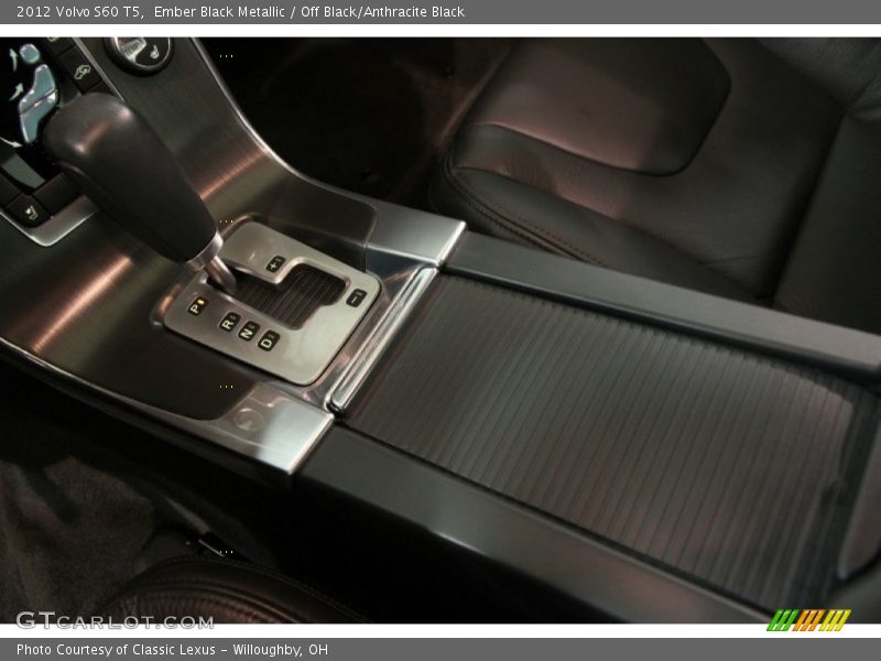 Ember Black Metallic / Off Black/Anthracite Black 2012 Volvo S60 T5