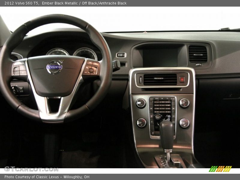 Ember Black Metallic / Off Black/Anthracite Black 2012 Volvo S60 T5
