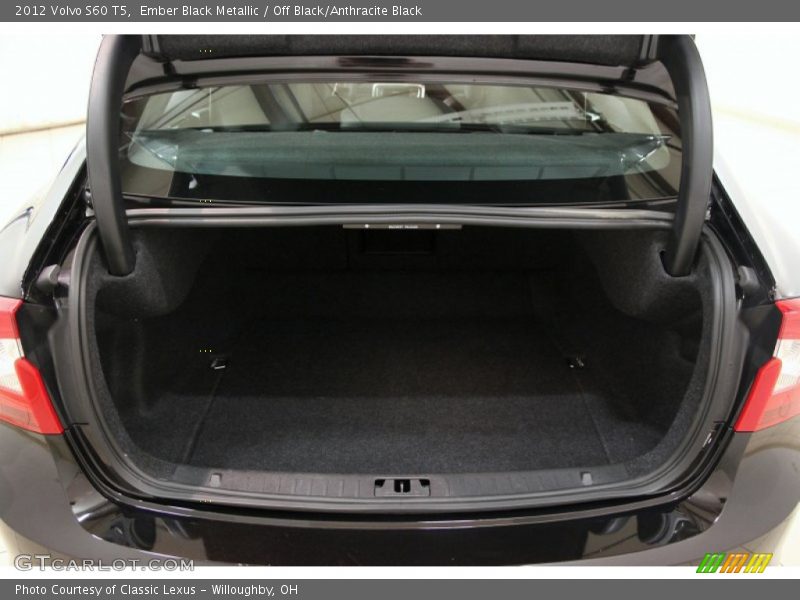 Ember Black Metallic / Off Black/Anthracite Black 2012 Volvo S60 T5