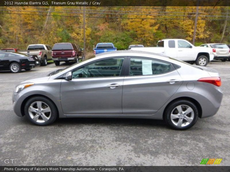 Titanium Gray Metallic / Gray 2012 Hyundai Elantra GLS