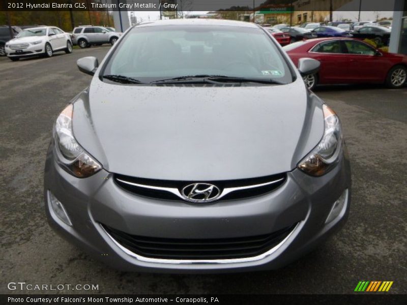 Titanium Gray Metallic / Gray 2012 Hyundai Elantra GLS