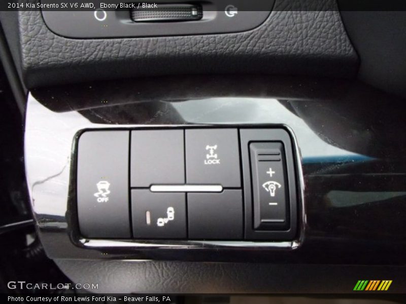 Controls of 2014 Sorento SX V6 AWD
