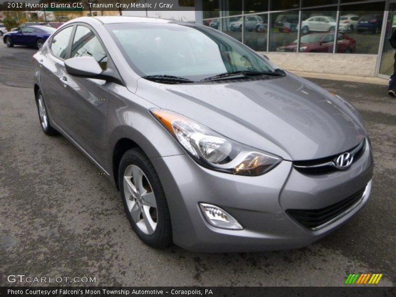 Titanium Gray Metallic / Gray 2012 Hyundai Elantra GLS