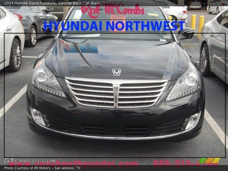 Caspian Black / Jet Black 2014 Hyundai Equus Signature