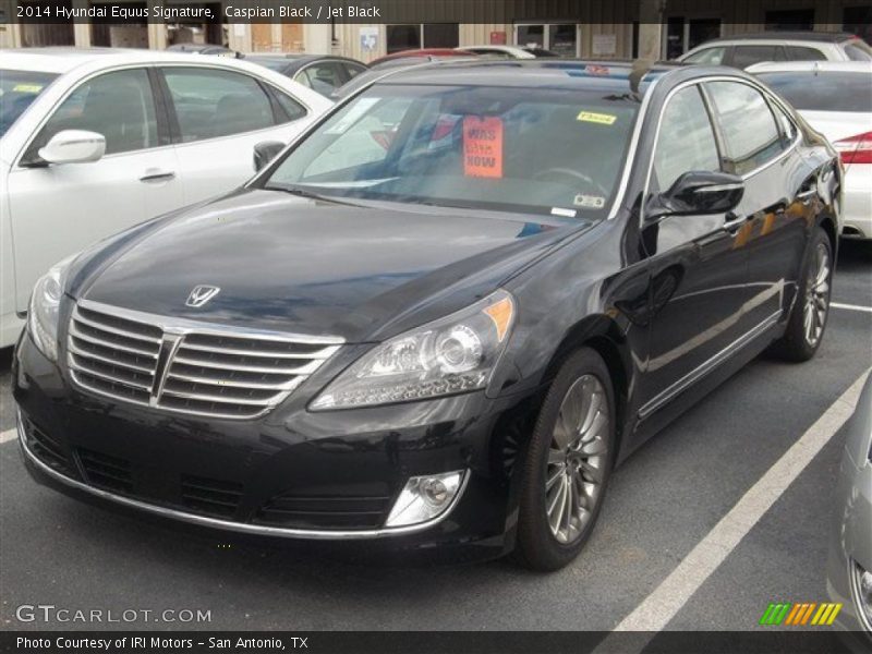 Caspian Black / Jet Black 2014 Hyundai Equus Signature