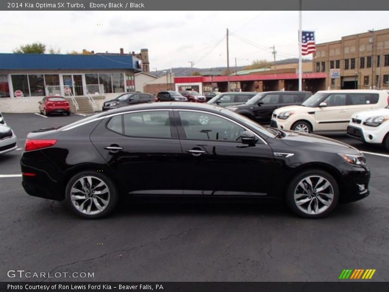 Ebony Black / Black 2014 Kia Optima SX Turbo