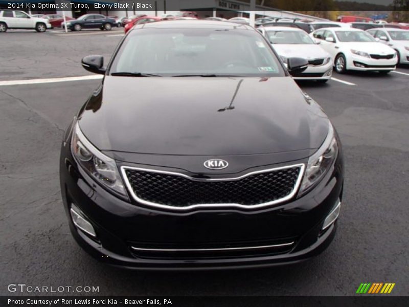 Ebony Black / Black 2014 Kia Optima SX Turbo