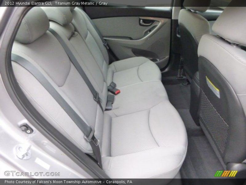 Titanium Gray Metallic / Gray 2012 Hyundai Elantra GLS