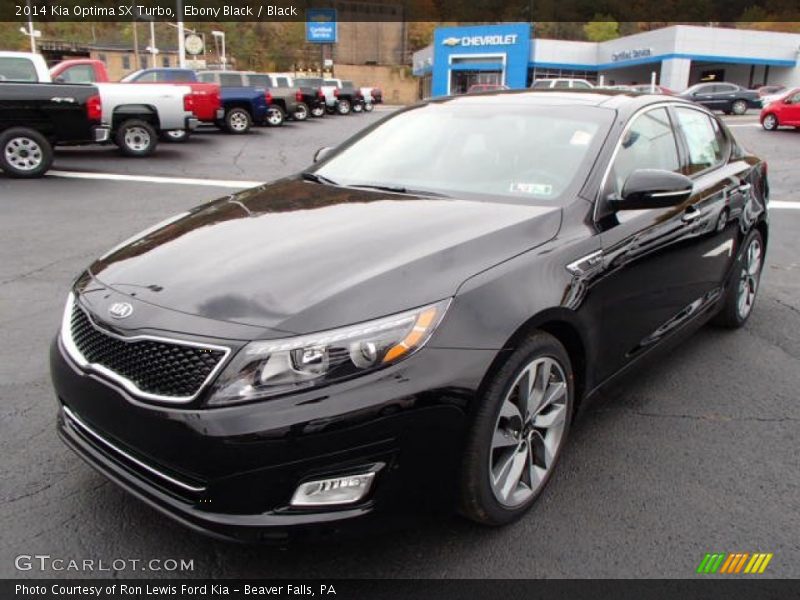 Ebony Black / Black 2014 Kia Optima SX Turbo