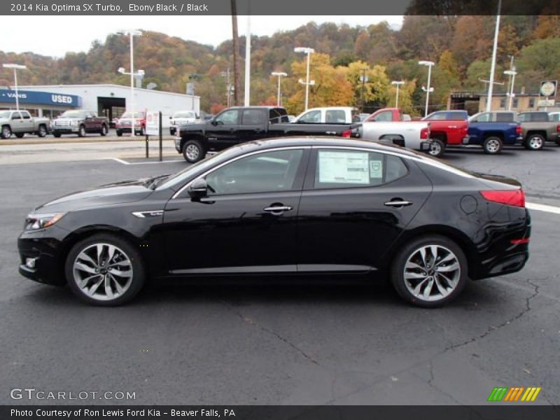 Ebony Black / Black 2014 Kia Optima SX Turbo