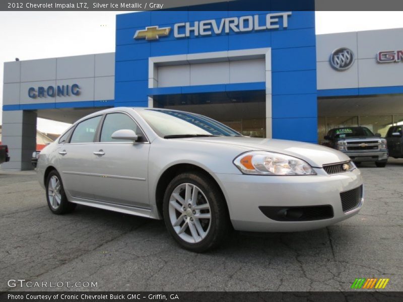 Silver Ice Metallic / Gray 2012 Chevrolet Impala LTZ