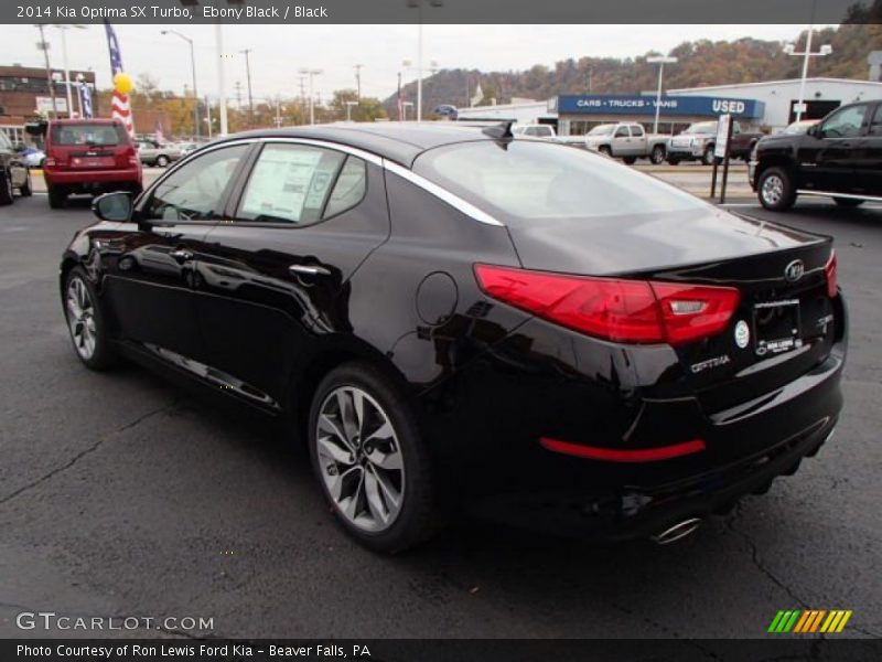 Ebony Black / Black 2014 Kia Optima SX Turbo