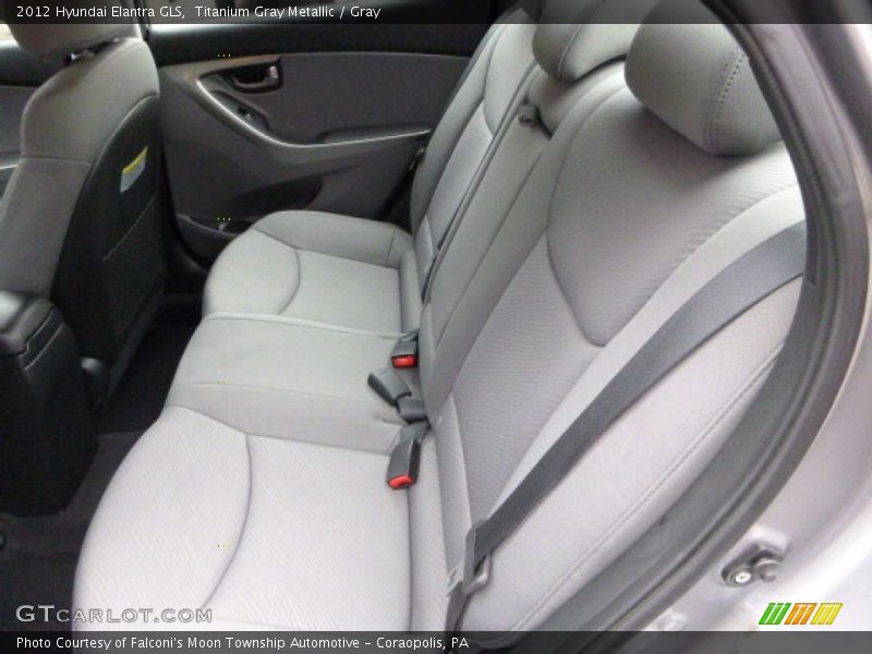 Titanium Gray Metallic / Gray 2012 Hyundai Elantra GLS