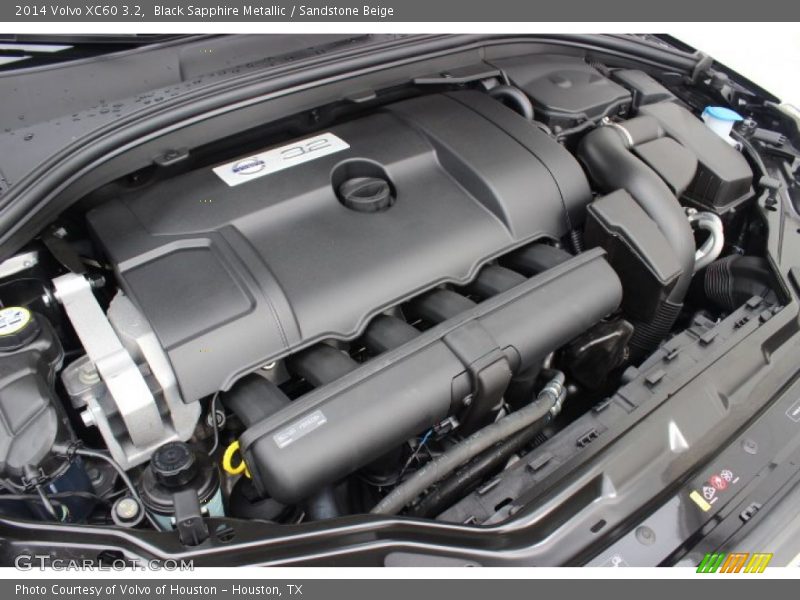 Black Sapphire Metallic / Sandstone Beige 2014 Volvo XC60 3.2