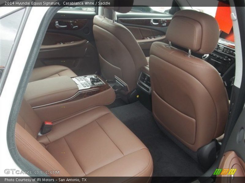 Casablanca White / Saddle 2014 Hyundai Equus Signature