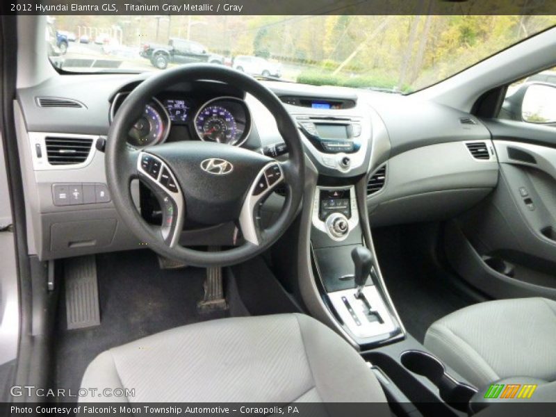 Titanium Gray Metallic / Gray 2012 Hyundai Elantra GLS