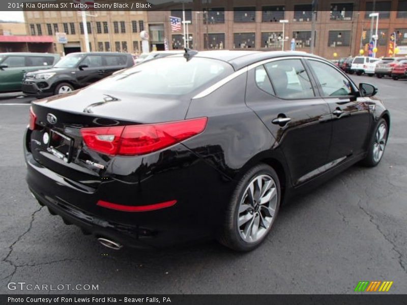 Ebony Black / Black 2014 Kia Optima SX Turbo