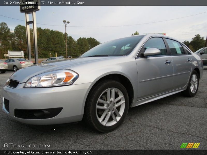 Silver Ice Metallic / Gray 2012 Chevrolet Impala LTZ