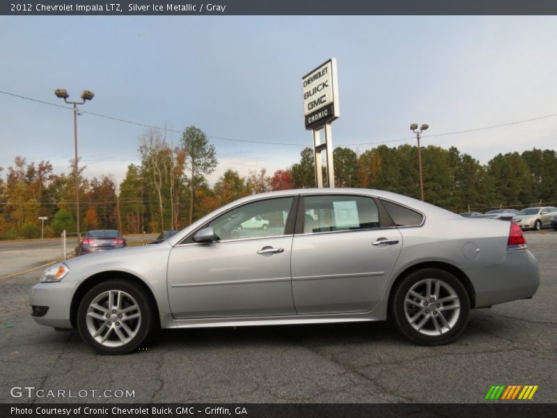 Silver Ice Metallic / Gray 2012 Chevrolet Impala LTZ
