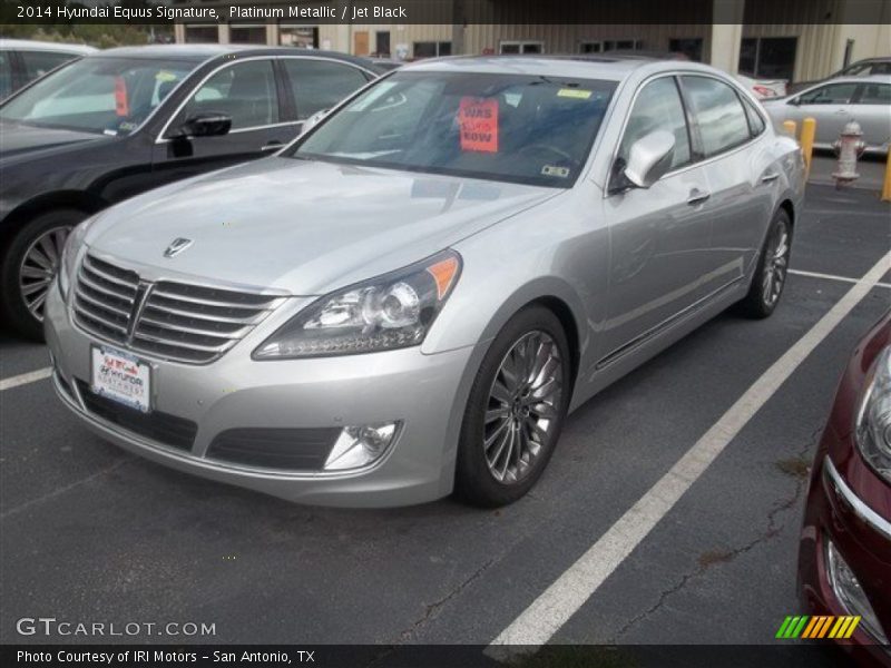 Platinum Metallic / Jet Black 2014 Hyundai Equus Signature