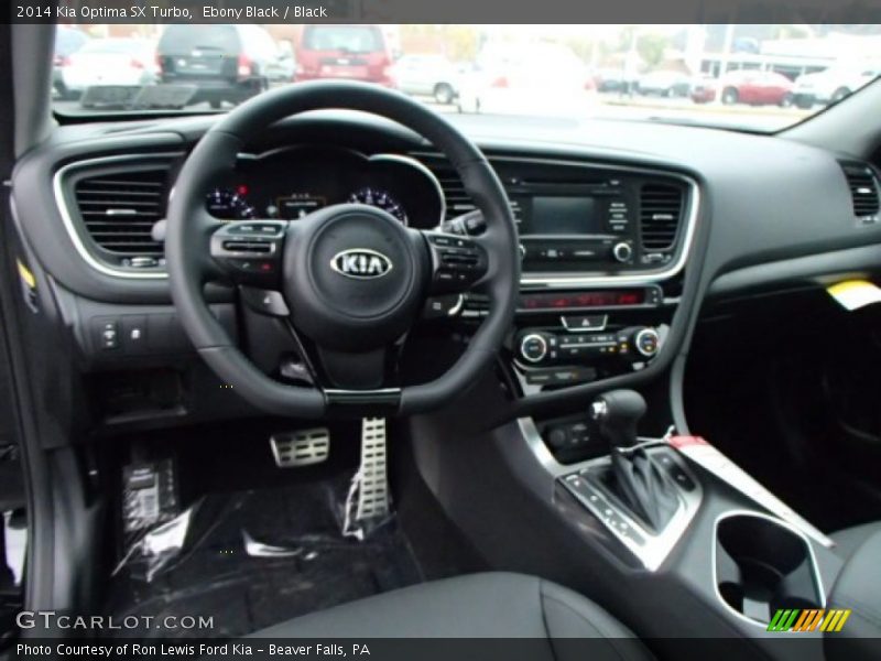 Ebony Black / Black 2014 Kia Optima SX Turbo