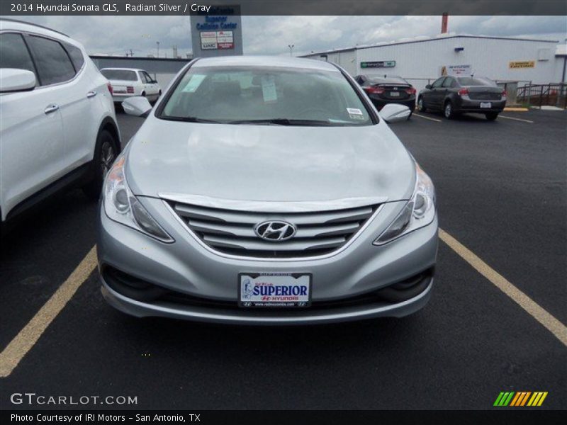 Radiant Silver / Gray 2014 Hyundai Sonata GLS