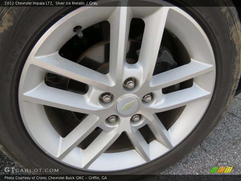 Silver Ice Metallic / Gray 2012 Chevrolet Impala LTZ