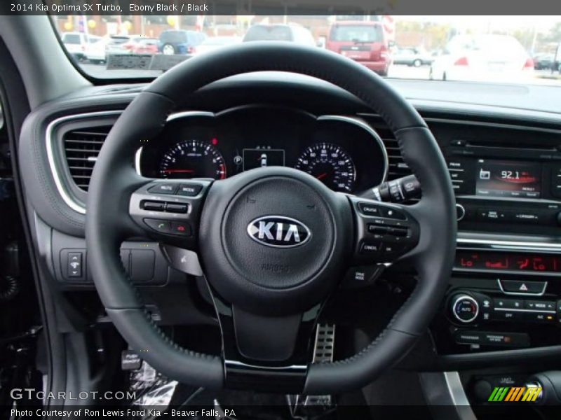 Ebony Black / Black 2014 Kia Optima SX Turbo