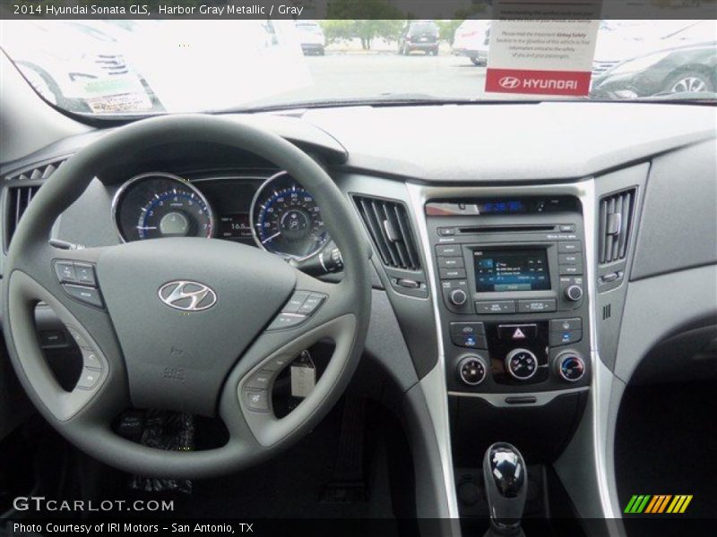 Harbor Gray Metallic / Gray 2014 Hyundai Sonata GLS