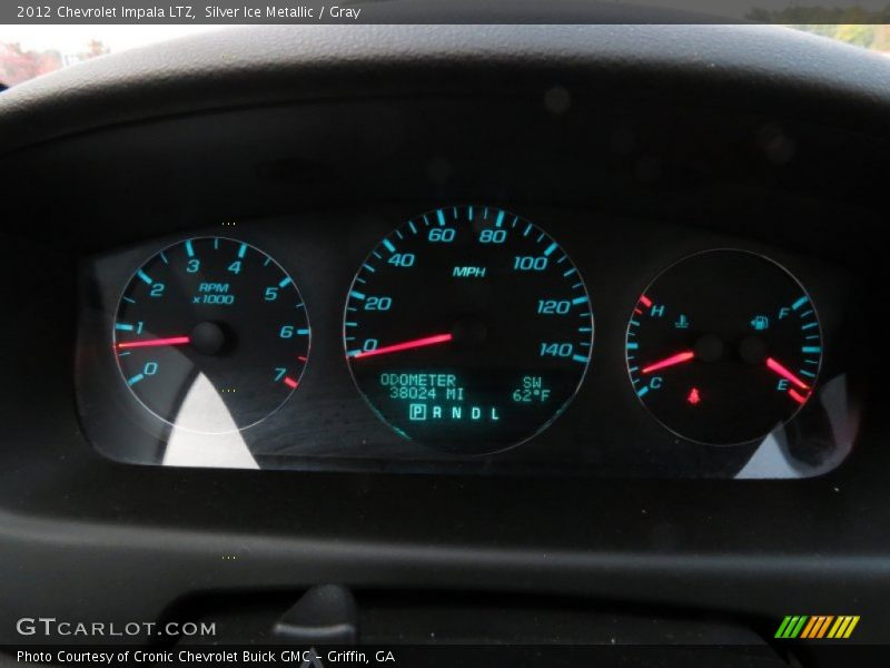 Silver Ice Metallic / Gray 2012 Chevrolet Impala LTZ