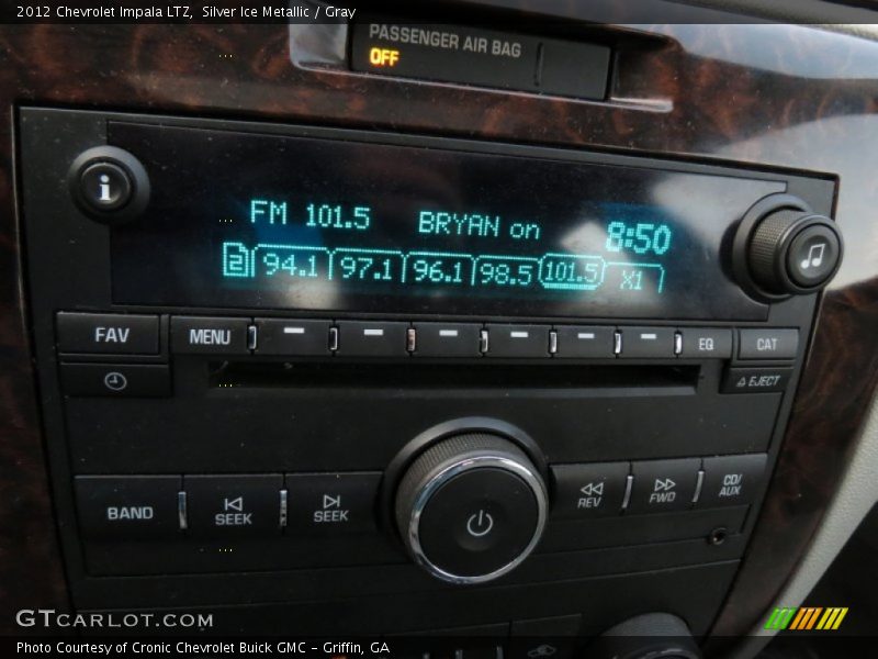 Silver Ice Metallic / Gray 2012 Chevrolet Impala LTZ