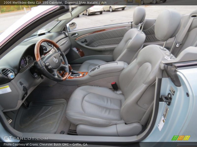 Diamond Silver Metallic / Ash 2006 Mercedes-Benz CLK 350 Cabriolet