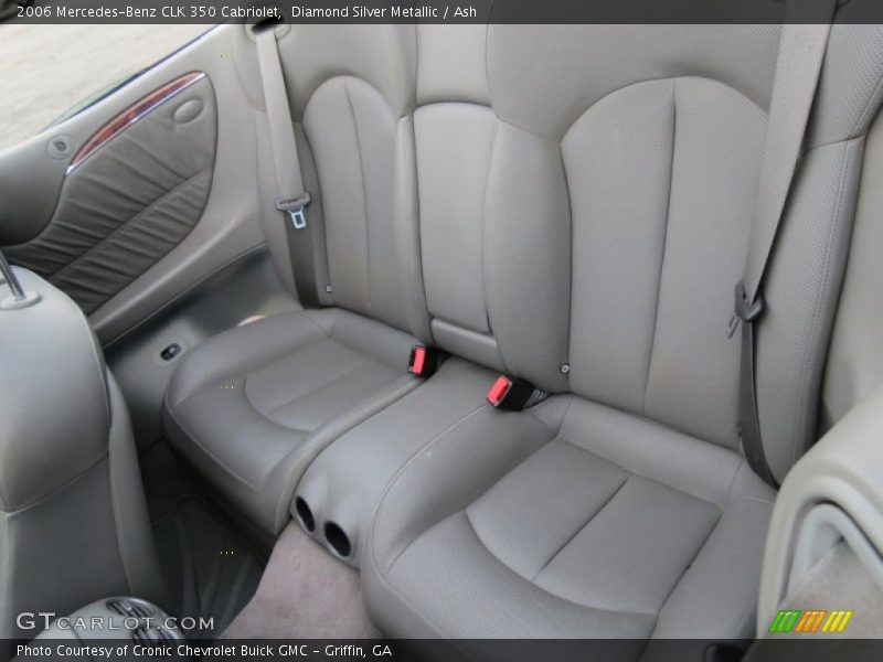 Diamond Silver Metallic / Ash 2006 Mercedes-Benz CLK 350 Cabriolet