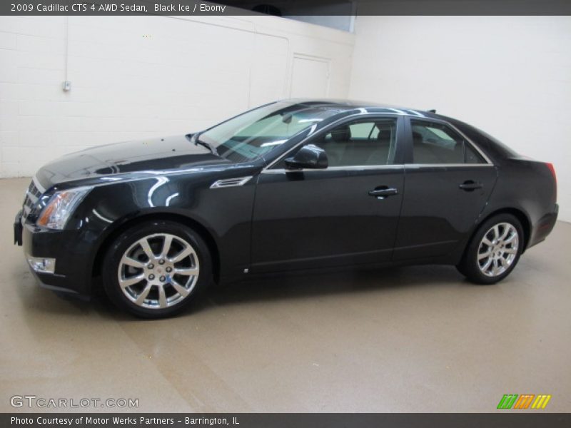 Black Ice / Ebony 2009 Cadillac CTS 4 AWD Sedan