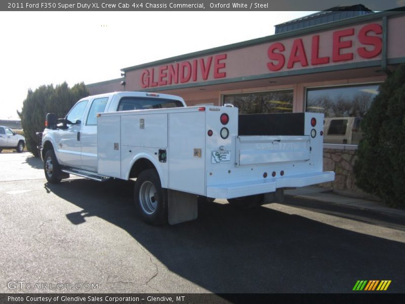 Oxford White / Steel 2011 Ford F350 Super Duty XL Crew Cab 4x4 Chassis Commercial