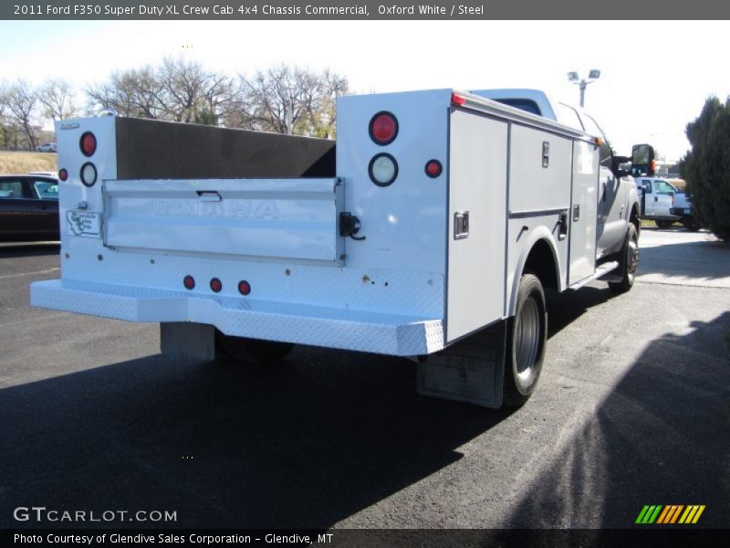 Oxford White / Steel 2011 Ford F350 Super Duty XL Crew Cab 4x4 Chassis Commercial